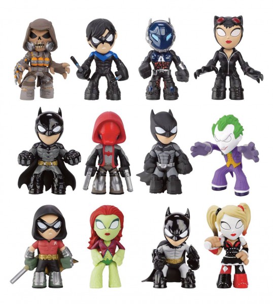 DC Comics Arkham Batman Mystery Minifiguren 6 cm Serie 1 Display (12)