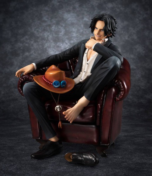 One Piece Excellent Model P.O.P S.O.C PVC Statue 1/8 Portgas D. Ace 14 cm