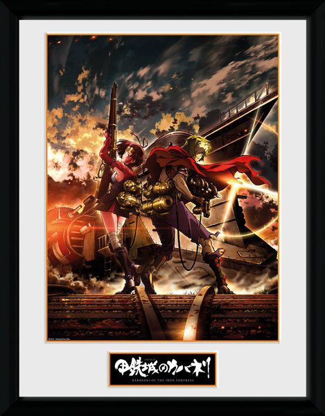 Kabaneri of the Iron Fortress Poster im Rahmen Ikoma & Mum 45 x 34 cm