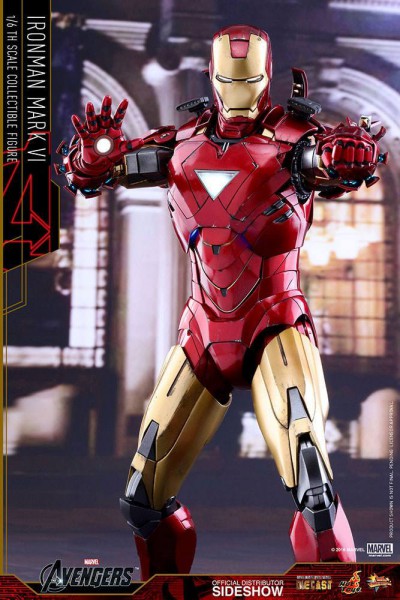 Marvel's The Avengers Movie Masterpiece Diecast Actionfigur 1/6 Iron Man Mark VI 32 cm