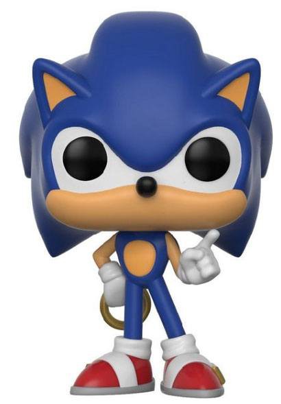 Sonic The Hedgehog POP! Games Vinyl Figur Sonic (Ring) 9 cm