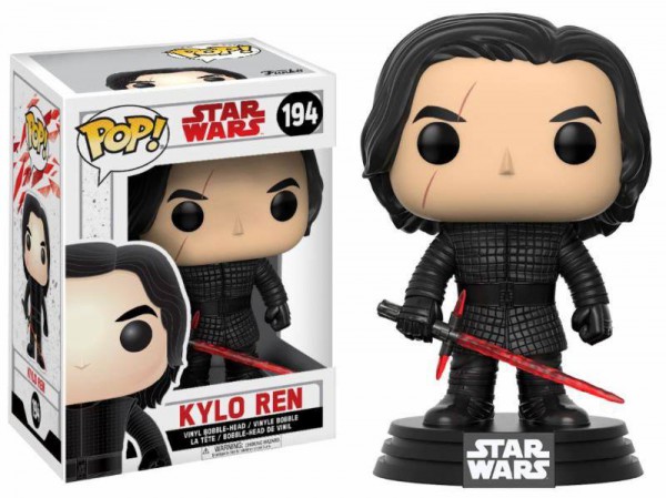 Star Wars Episode VIII POP! Vinyl Wackelkopf-Figur Kylo Ren 9 cm