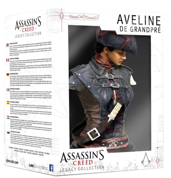 Assassin's Creed Legacy Collection Büste Aveline De Grandpré 19 cm --- BESCHÄDIGTE VERPACKUNG