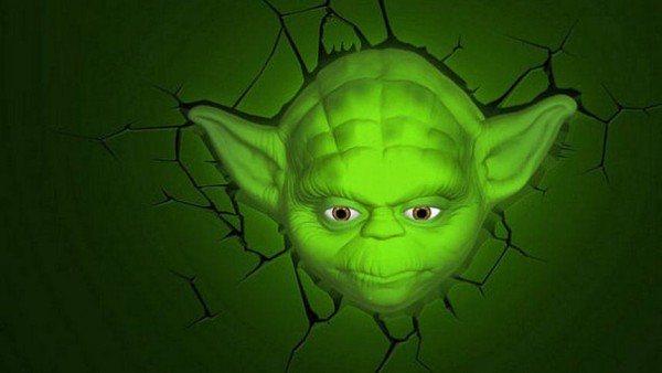 Star Wars 3D LED Leuchte Yoda