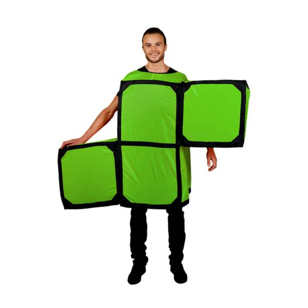 Tetris Kostüm "S"-Block, Unisex