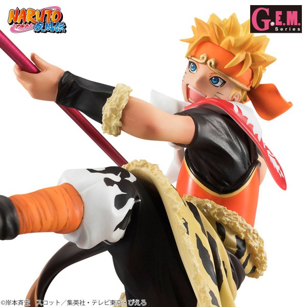 Naruto Shippuden G.E.M. Serie Remix PVC Statue 1/8 Uzumaki Naruto (The Monkey King) 20 cm
