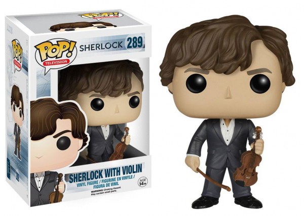 Sherlock POP! TV Vinyl Figur Sherlock with Violin 9 cm