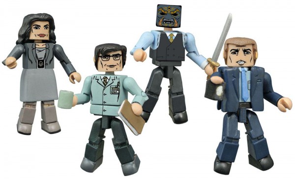 Gotham Minimates Actionfiguren 5 cm Serie 1 Box Set