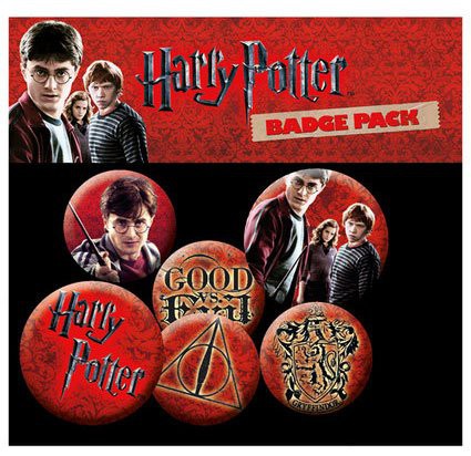 Harry Potter Ansteck-Buttons 6er-Pack Icons