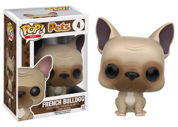 Funko POP! Pets Vinyl Figur French Bulldog 9 cm
