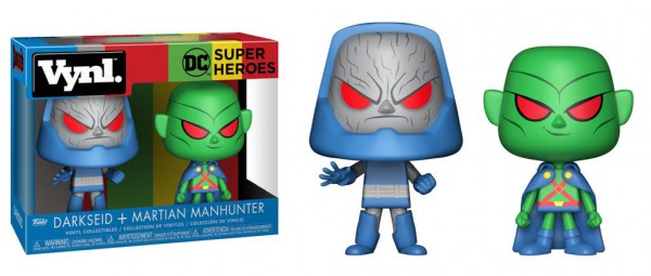 DC Comics VYNL Vinyl Figuren Doppelpack Martian Manhunter vs Darkseid 10 cm