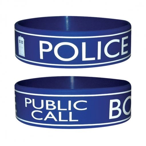 Doctor Who Tardis Police Box Gummi Armband