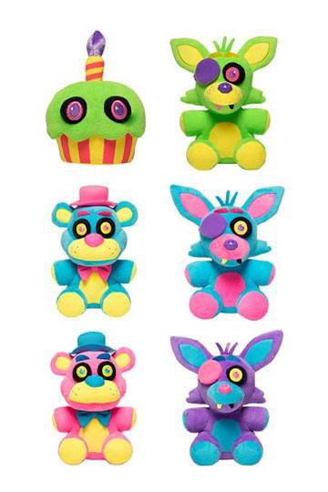 Five Nights at Freddy's Blacklight Plüschfiguren 18 cm Display (6)