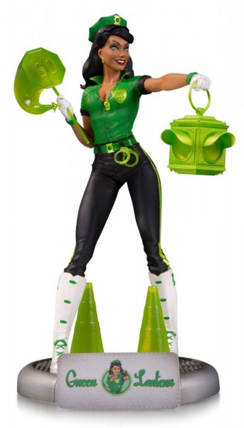 DC Comics Bombshells Statue Green Lantern Jessica Cruz SDCC 2017 23 cm