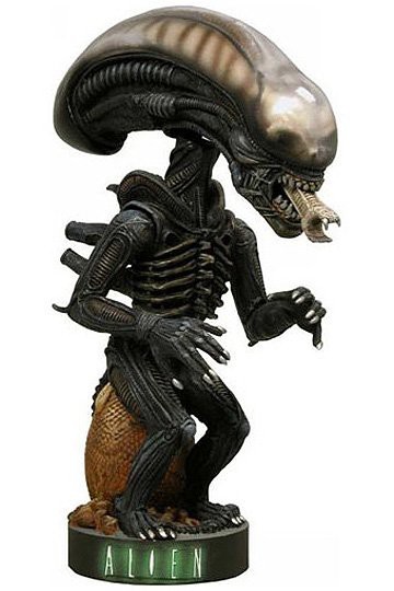 Alien Head Knocker Wackelkopf-Figur, Alien Warrior 18 cm