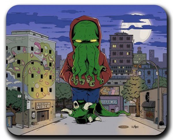 Cthulhu Mousepad Street Boss Cthulhu 30 x 35 cm