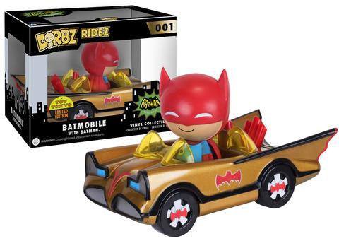 Batman POP! Ridez Vinyl Fahrzeug mit Dorbz Figur 1966 Batman Gold Batmobile SDCC 2016 Exclusive 12 c