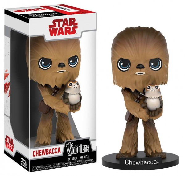 Star Wars Episode VIII Wacky Wobbler Wackelkopf-Figur Chewbacca 15 cm