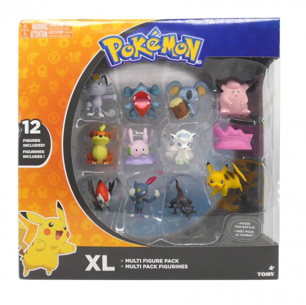 Pokemon Minifiguren 12er XL Multi Pack D4 3-5 cm