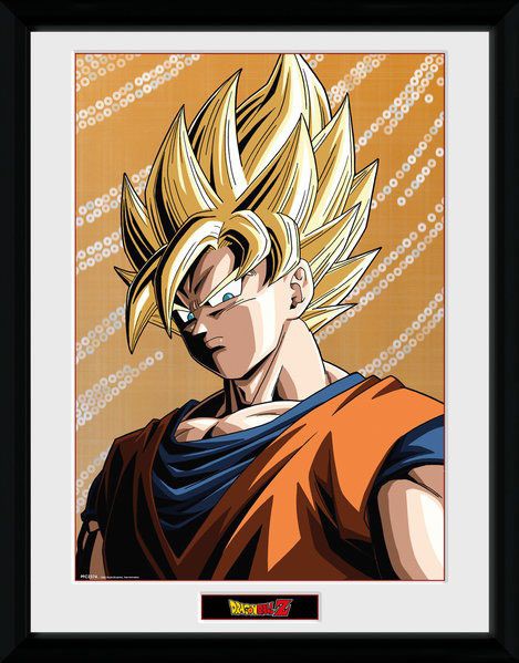 Dragonball Z Poster im Rahmen Goku 45 x 34 cm