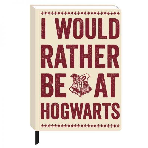 Harry Potter A5 Notizbuch Hogwarts Slogan