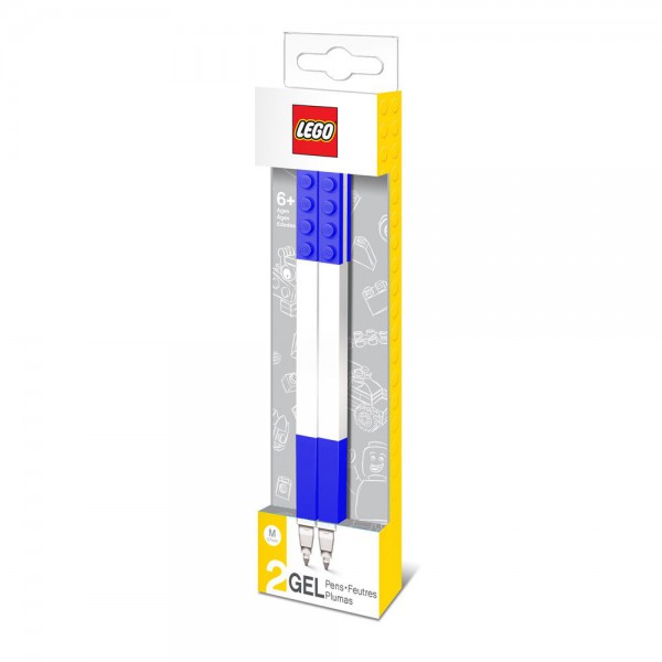 LEGO Gelstifte 2-er Pack Bricks blau