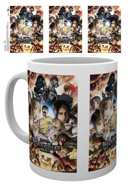 Attack on Titan Season 2 Tasse Collage Key Art