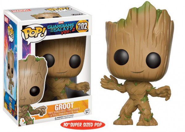 Guardians of the Galaxy Vol. 2 Super Sized POP! Marvel Vinyl Figur Young Groot 25 cm