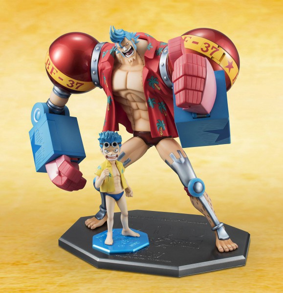 One Piece Excellent Model Mild P.O.P CB-R3 PVC Statue 1/8 Franky 13 cm