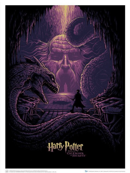 Harry Potter Kunstdruck Harry Potter & the Eyes of the Basilisk 61 x 46 cm