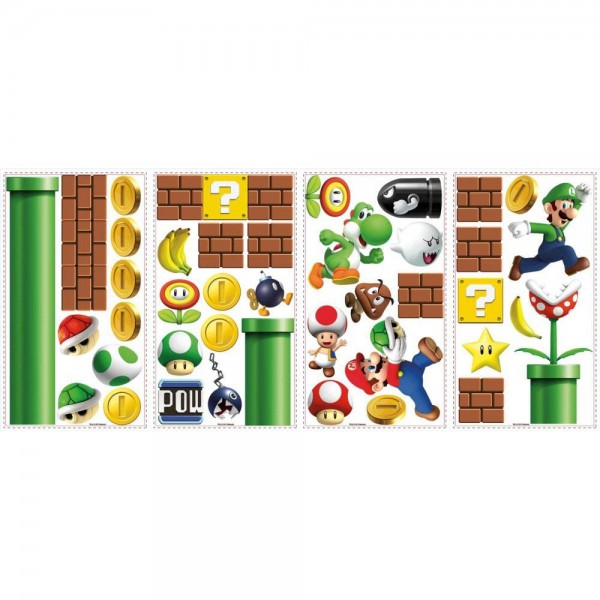 Nintendo Giant Vinyl Sticker Super Mario Bros.