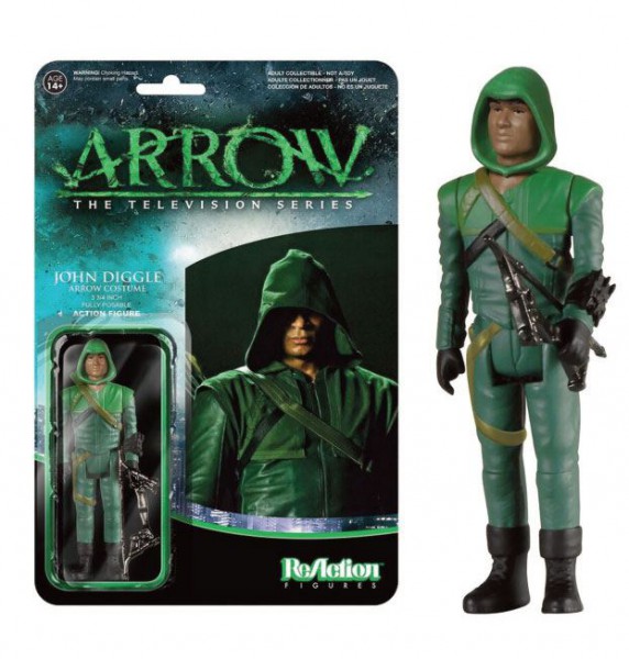 Arrow ReAction Actionfigur John Diggle (Arrow Costume) 8 cm