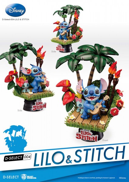 Lilo & Stitch D-Select Diorama 14 cm