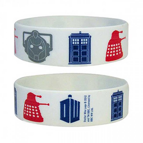 Doctor Who Icons Gummi Armband