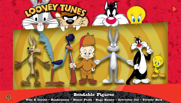 Looney Tunes Biegefiguren 6er-Pack 6 - 15 cm