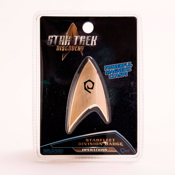 Star Trek Discovery Replik 1/1 Sternenflottenabzeichen Operations magnetisch