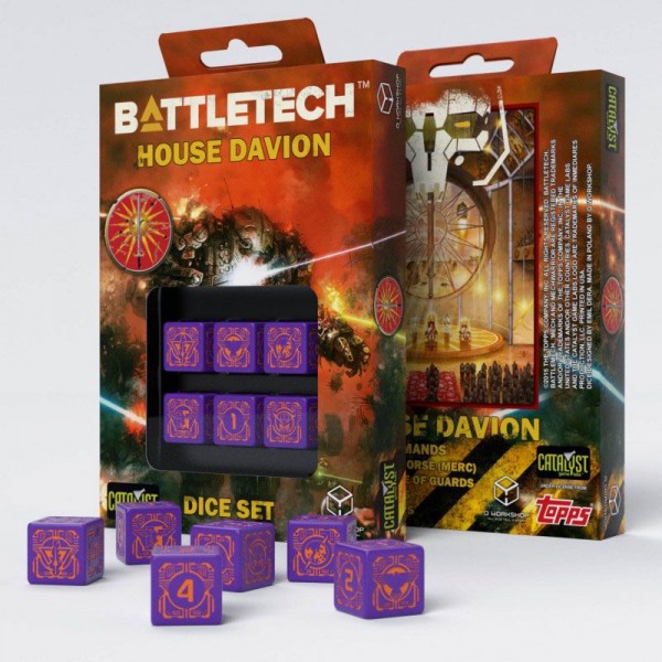 Battletech Würfel Set D6 House Marik (6)