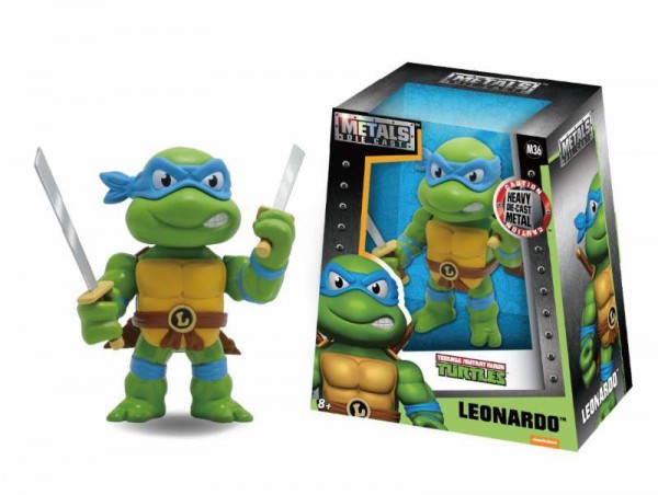 Teenage Mutant Ninja Turtles Metals Diecast Minifigur Leonardo 10 cm