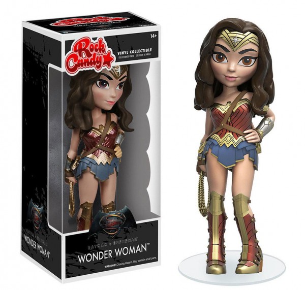 Batman v Superman Rock Candy Vinyl Figur Wonder Woman 13 cm