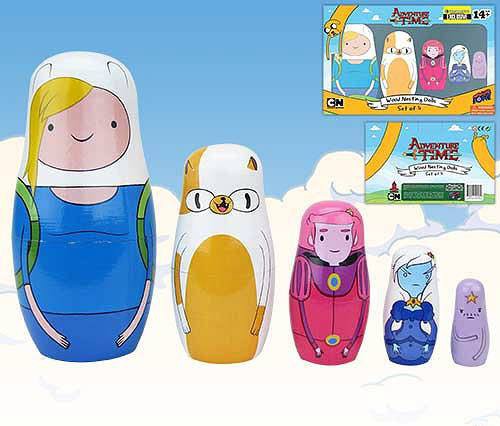 Adventure Time Matrjoschka-Puppen Set Fionna & Cake EE Exclusive 15 cm