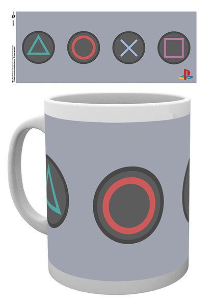 Sony PlayStation Tasse Buttons