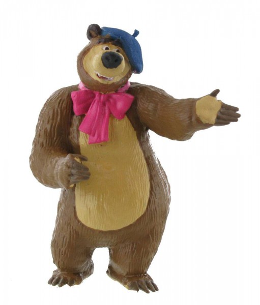 Mascha und der Bär Minifigur Bear Painter 8 cm