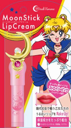 Sailor Moon Miracle Romance Moon Stick Lip Cream Strawberry Pink