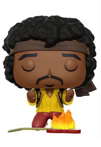 Jimi Hendrix POP! Rocks Vinyl Figur Jimi (Monterey) 9 cm