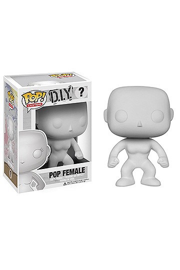 Pop Custom POP! Vinyl Figur Blank Female 10 cm