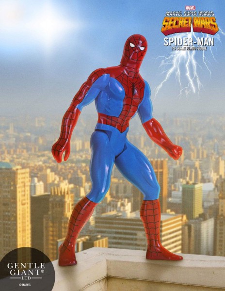Marvel Comics Secret Wars Jumbo Kenner Actionfigur Spider-Man 30 cm