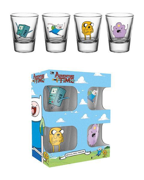 Adventure Time Schnapsgläser 4er-Pack
